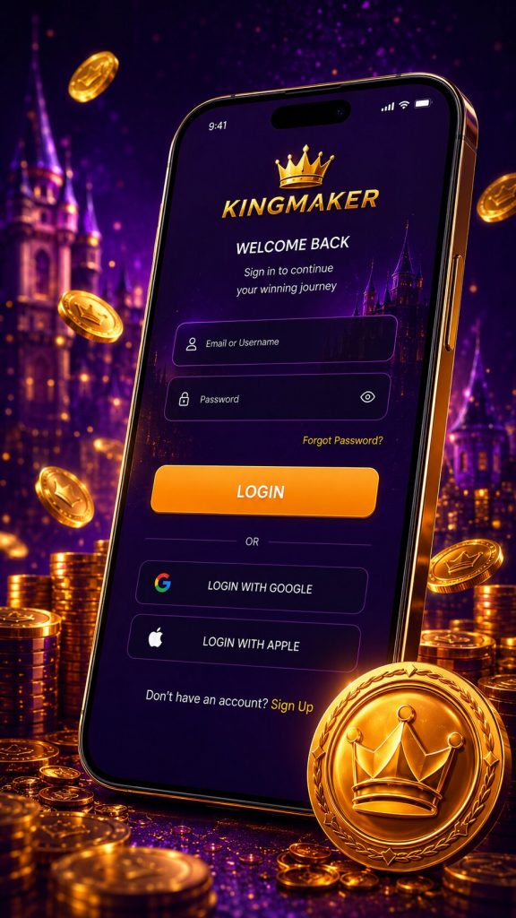 kingmaker mobile log in