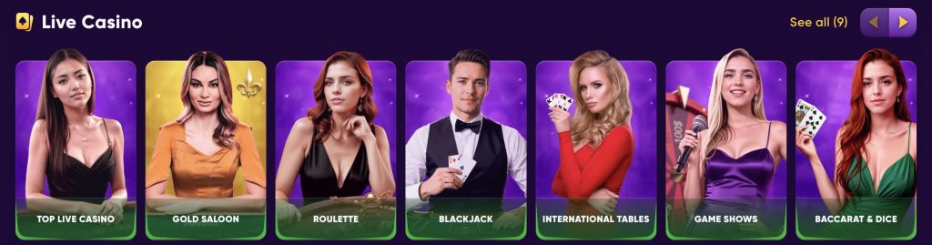 kingmaker live casino
