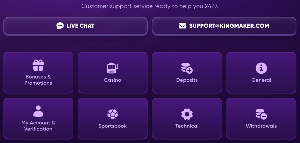 kingmaker support